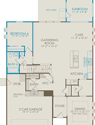 Home Design Layout with Structural Options