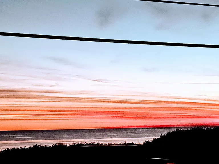 Sunset over the "World's Most Beautiful Beaches"