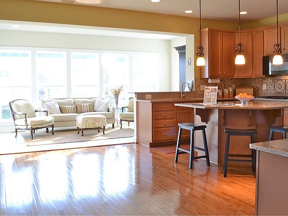 Kitchen Open to Sunroom