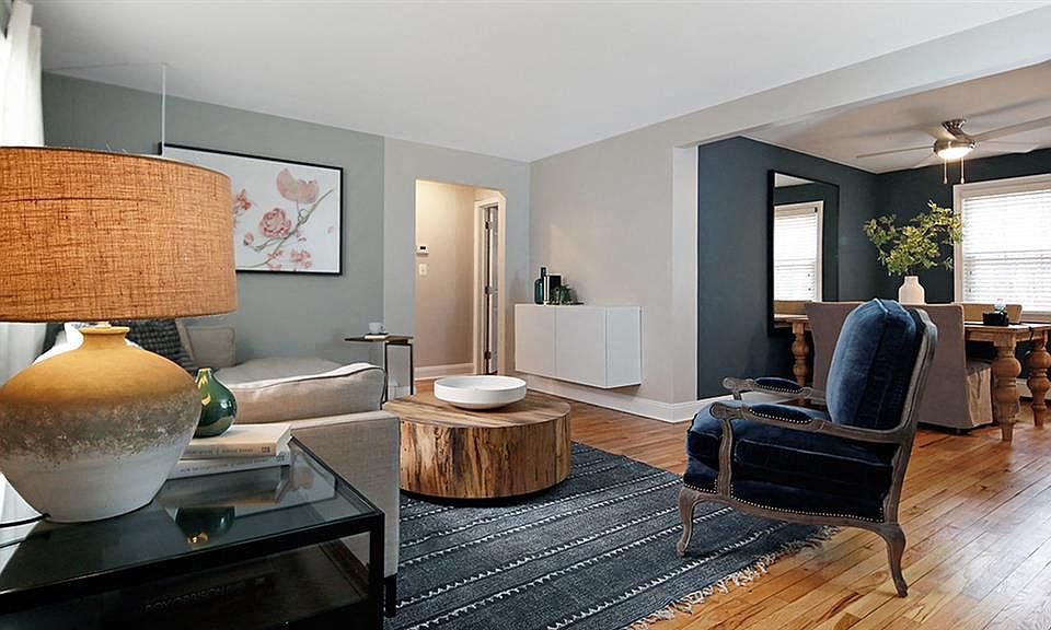 Spacious open concept living spaces