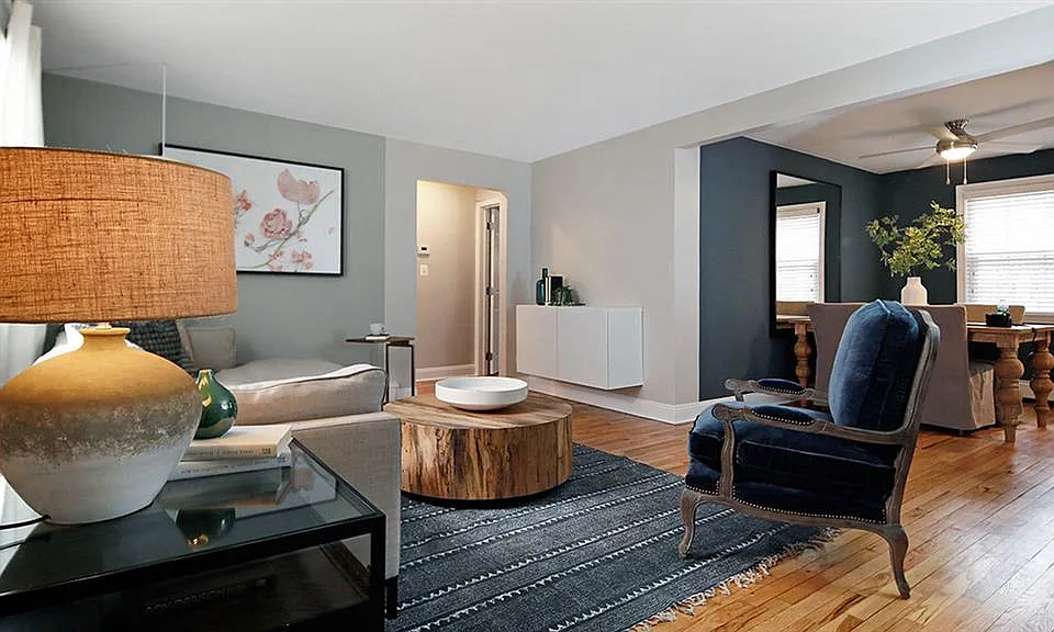 Spacious open concept living spaces