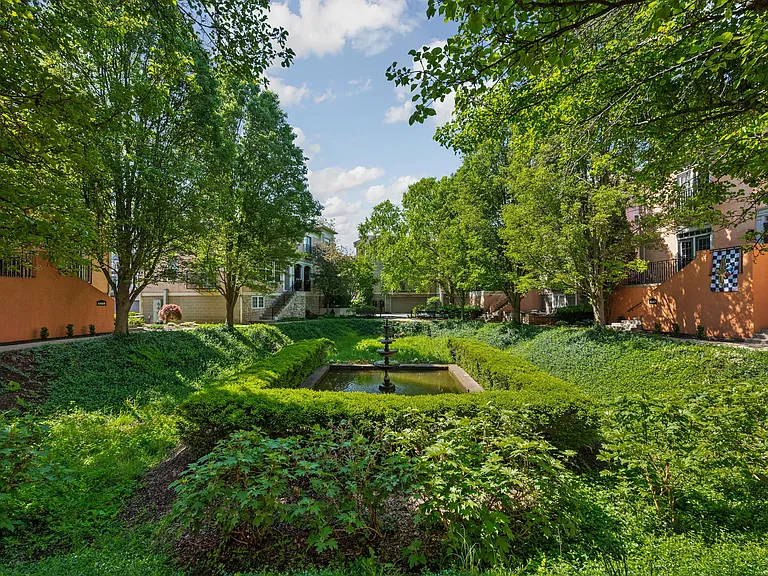 This is the center garden that one of the Primary suite overlooks.