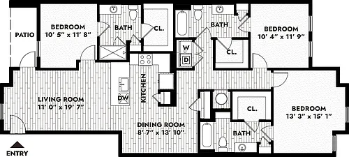 Floor plan 3A