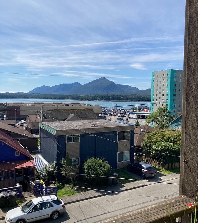 Views of Tongass Narrows and Gravina Island from the deck