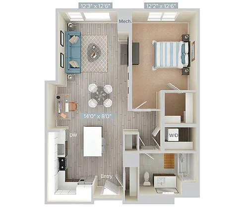 Floor plan A5-838
