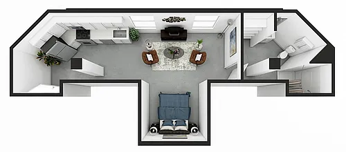 Floor plan Studio - Design 6