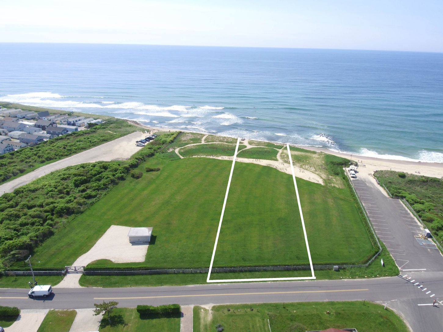  aerial view looking South