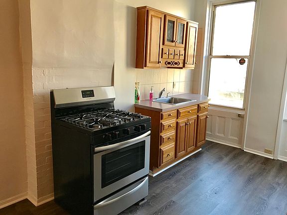 New stainless stove.