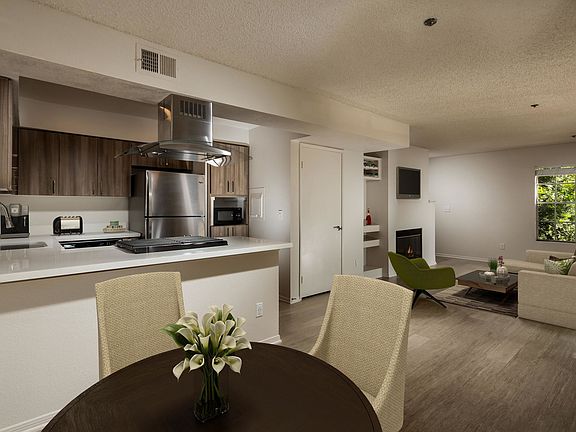 The Hills of Corona Kitchen and Living Room