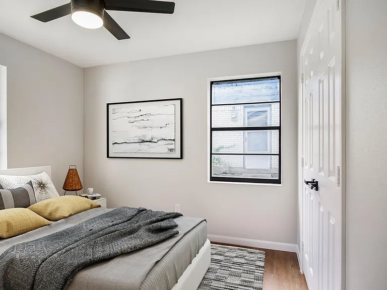 Bedroom 3. This image shows a virtually furnished space. Bedrooms come unfurnished.