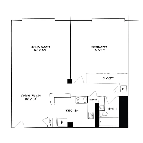 Floor plan Lenox A