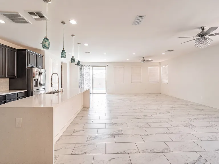 Living and Open Kitchen