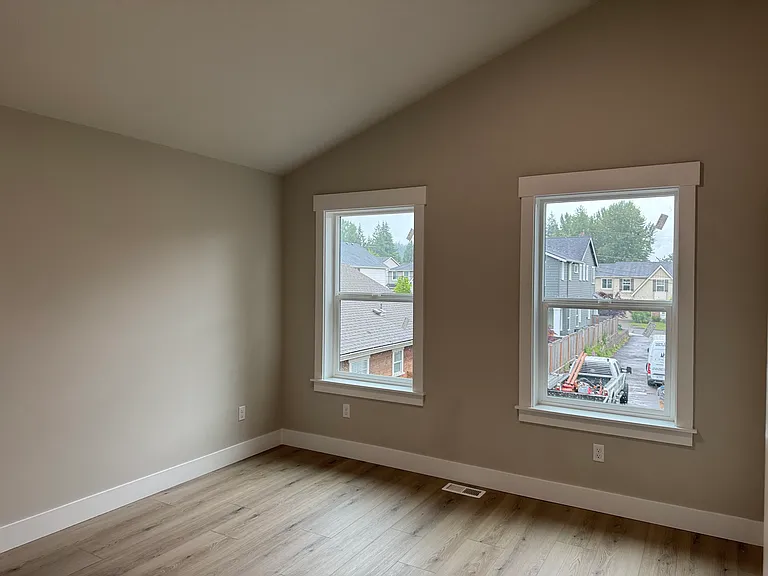 Bedroom 4 with vaulted ceilings