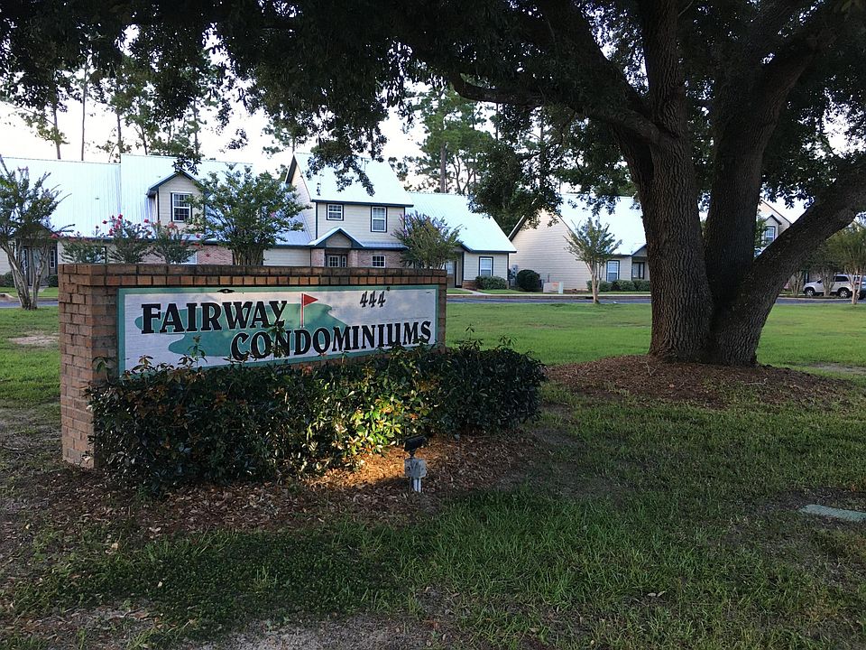 Fairway Condos behind public golf course