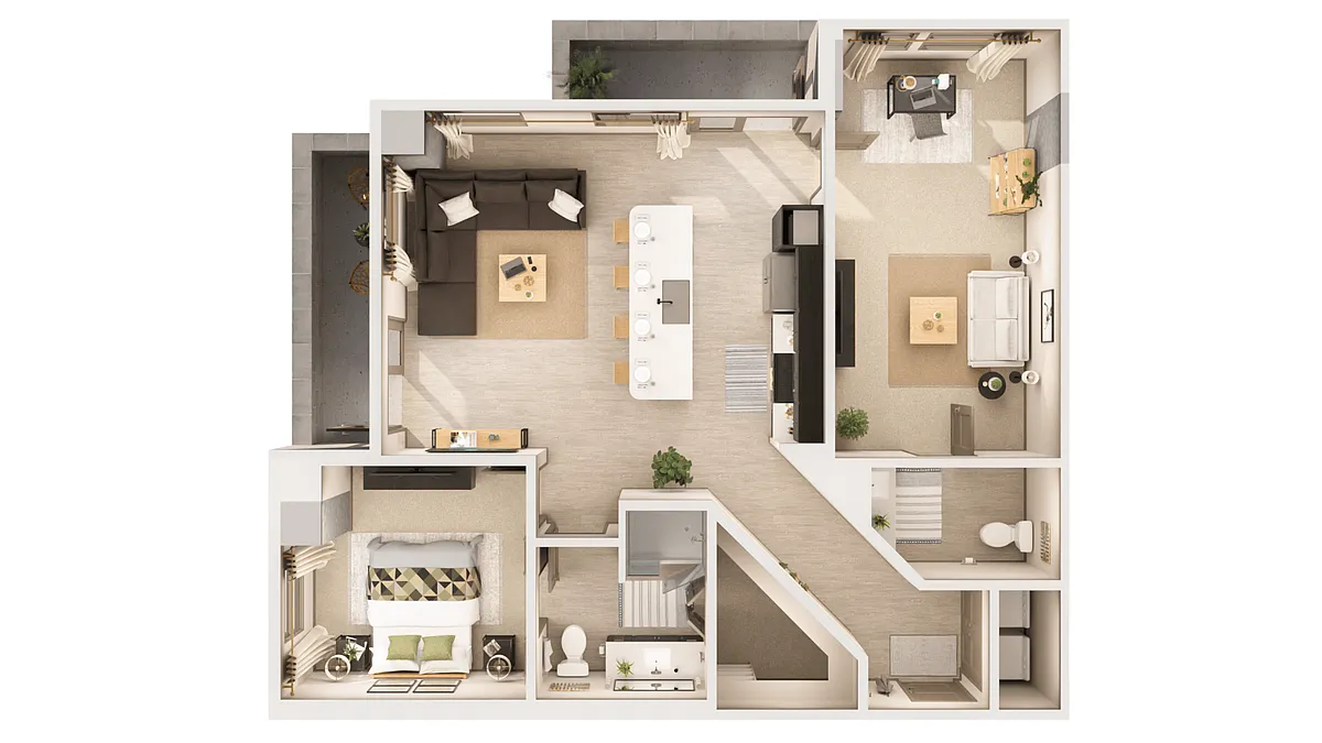 Floor plan The Bogart