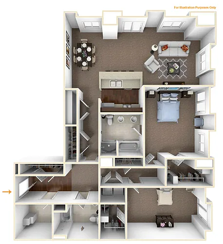 Floor plan Gainsborough 17