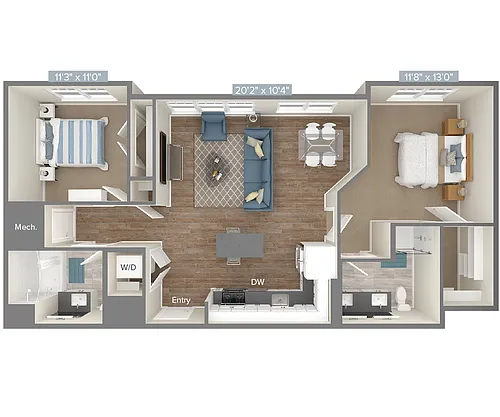 Floor plan B2-1095