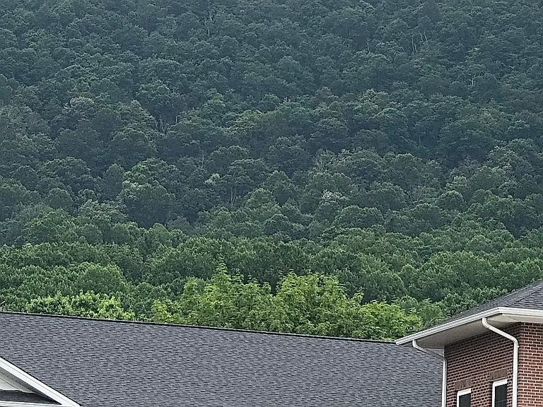 Mountain ridge behind town and visible from unit.