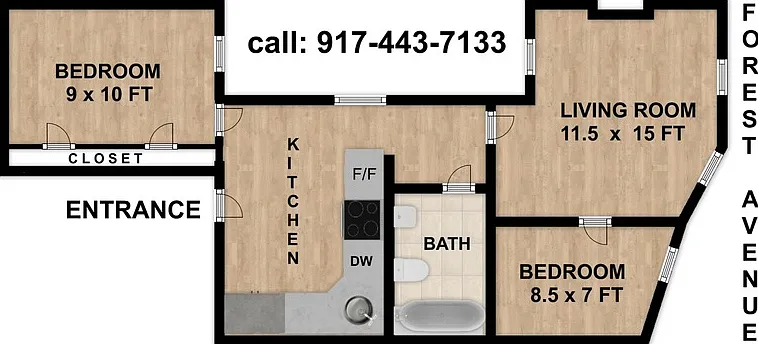 66-42 Forest Ave #3F — Photo 2