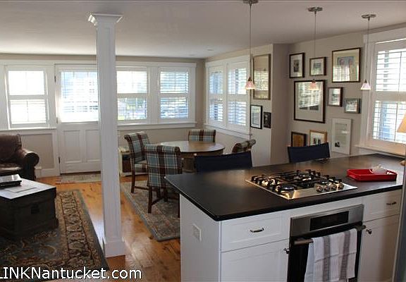View of front entryway from kitchen