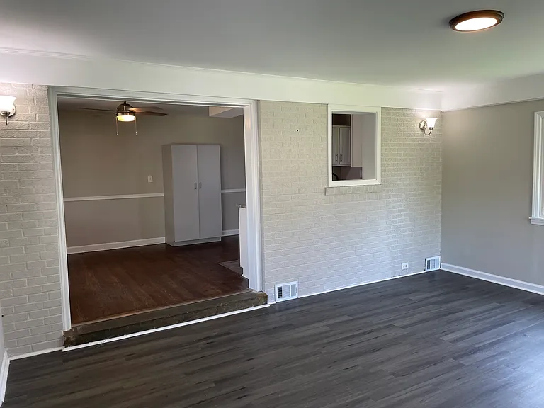 Family Room leads into kitchen/dining nook