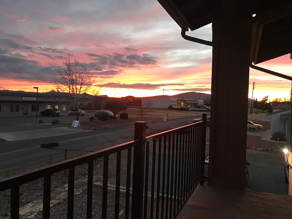 Sunset view from deck