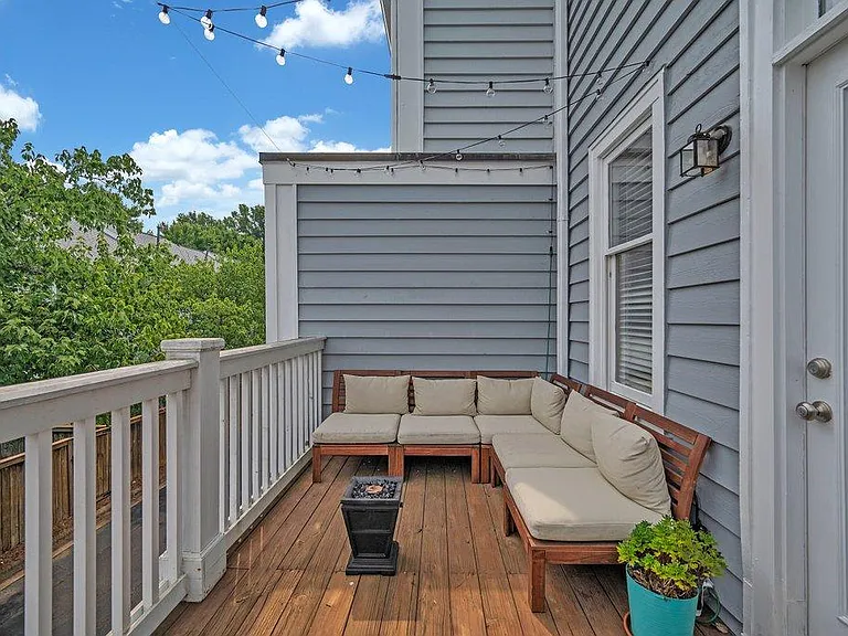 Large private deck
