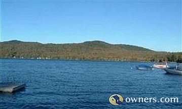 view of lake from beach