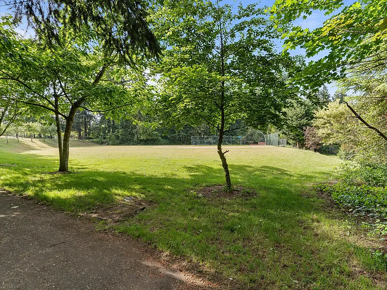 A quite and secluded park is just 25 steps away from the front door.