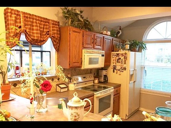 Eating in kitchen