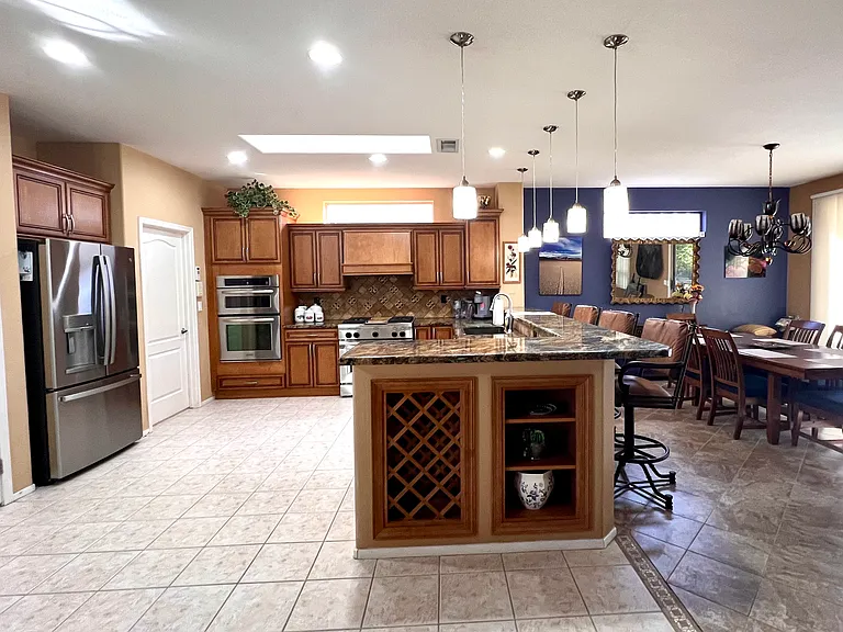 Chef kitchen and dining room