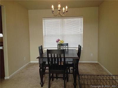 Separate dining room.