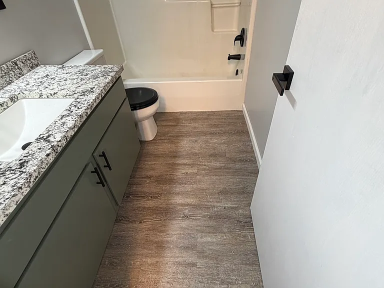 Bathroom floor