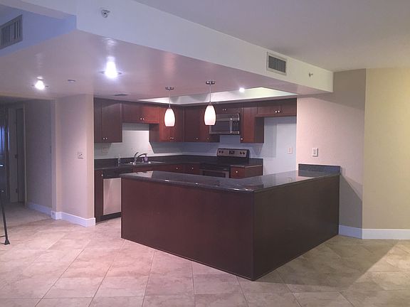 Granite countertops and stainless steel appliances