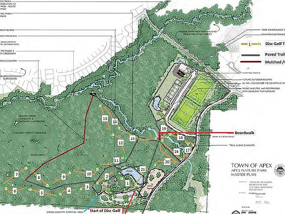 Apex Nature Park nearby