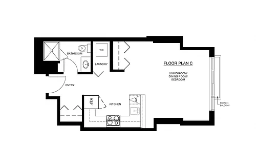 Floor plan Bachelor C