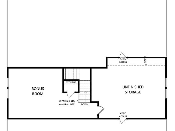 Optional 2nd Floor Bonus Room