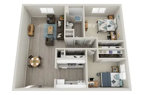 Floor plan Two Bedroom