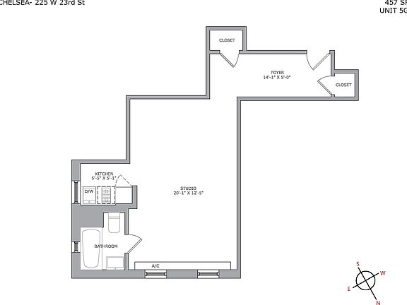 2nd image of 225 W 23rd St Unit 225-5G