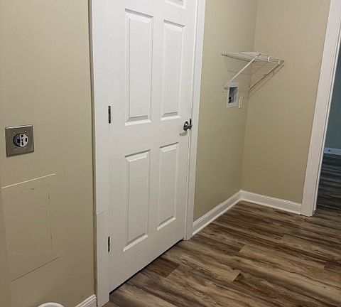 Washer and dryer hookups