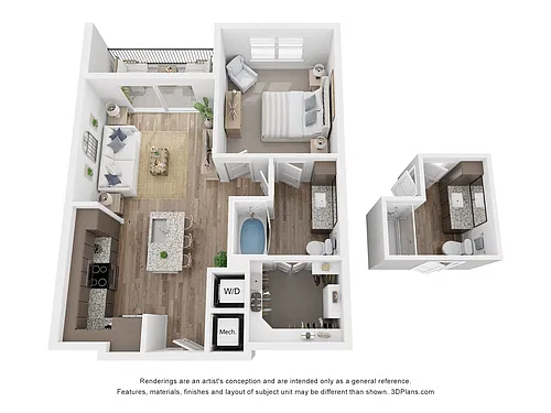 Floor plan A1 Collier