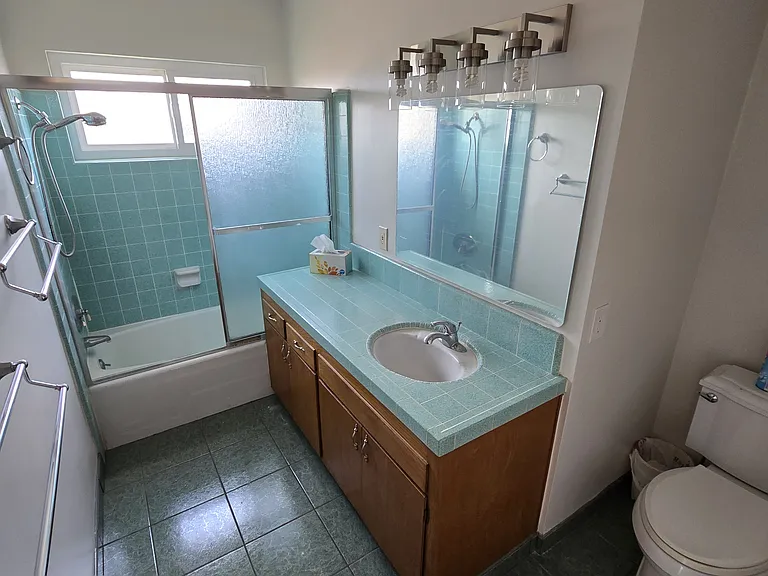 2nd floor bathroom with bathtub