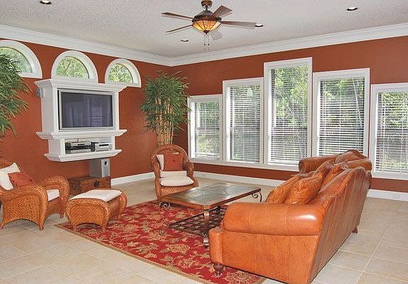 Great Room, Custom TV Console