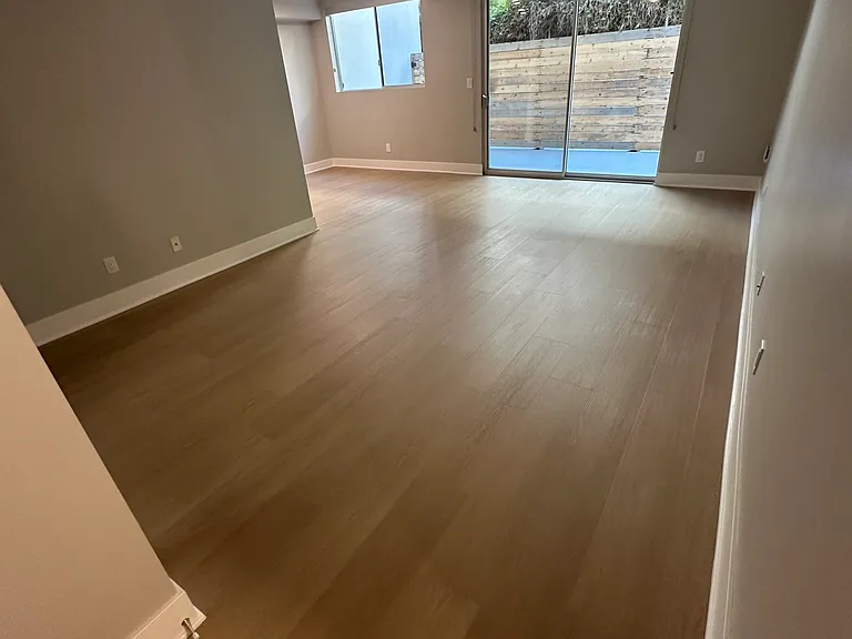 Large Living Area with Slider going out to Patio