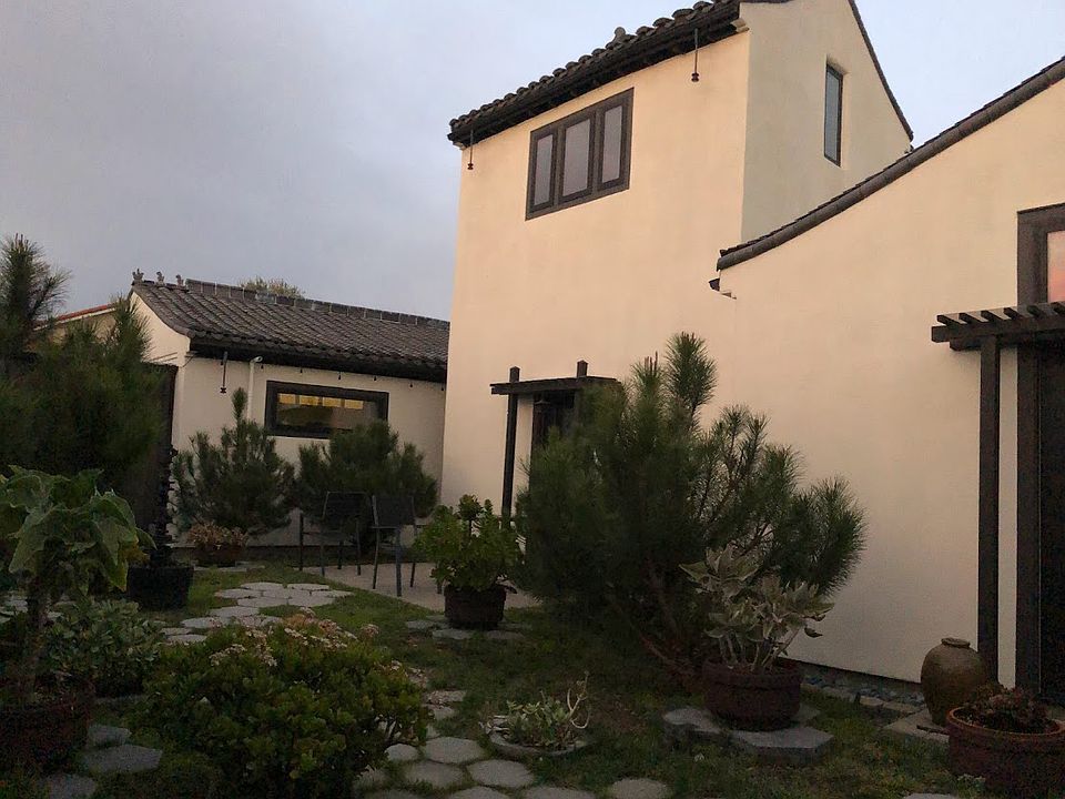 Courtyard, with the unit in the distance