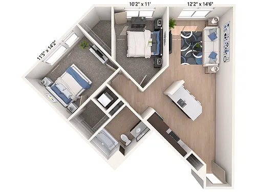 Floor plan B1-Esp