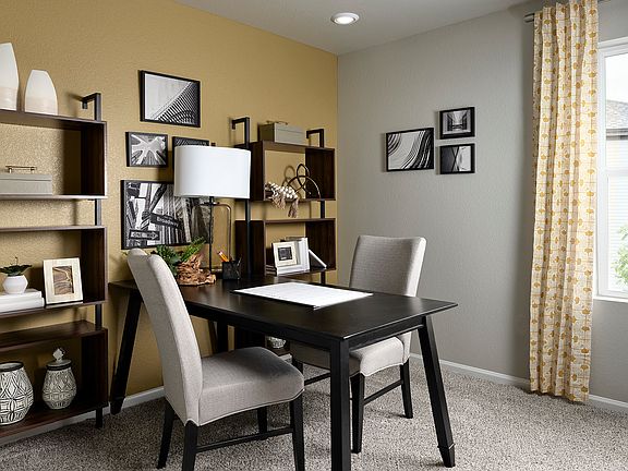 The Willow floorplan modeled at Horizon Uptown.