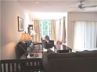 Large great room with lots of windows