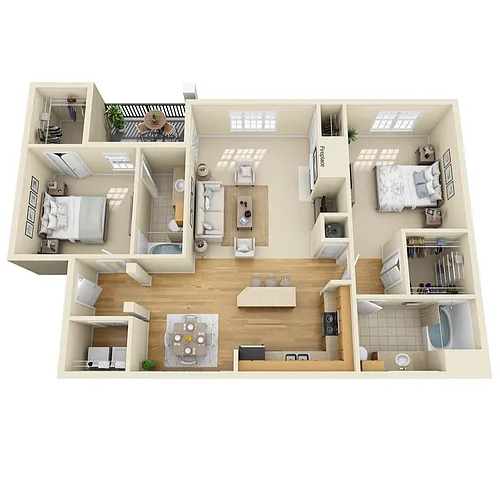 Floor plan The Mermaid