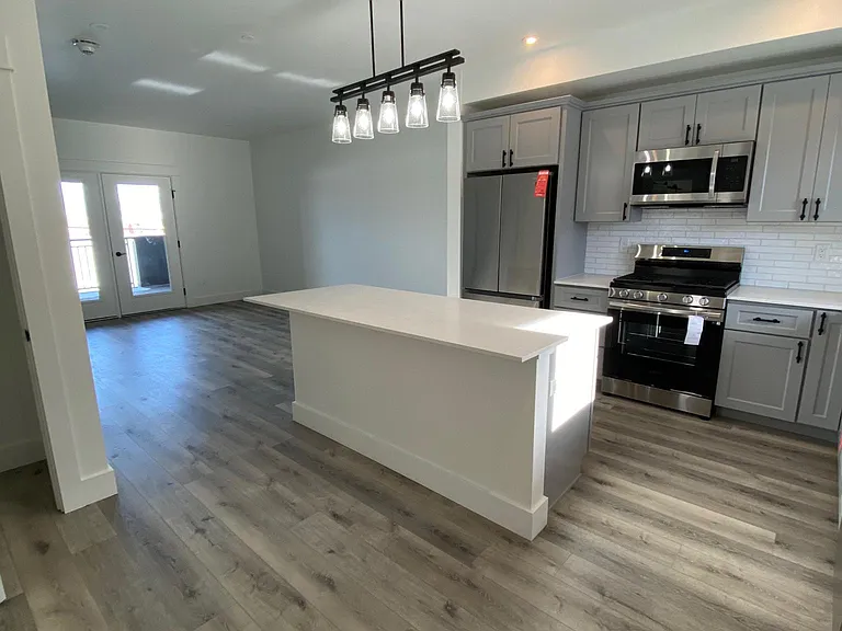 Entry, Kitchen, Living Room
